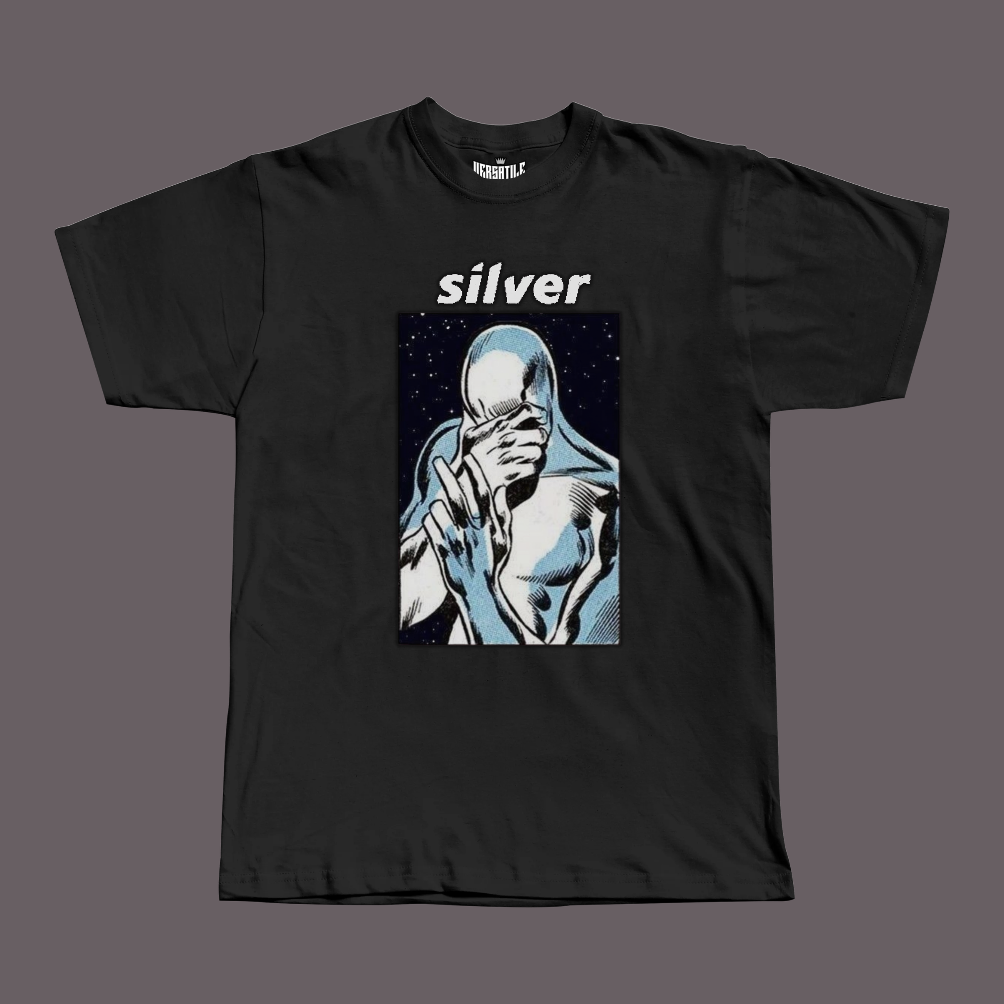 Silver Graphic Tee