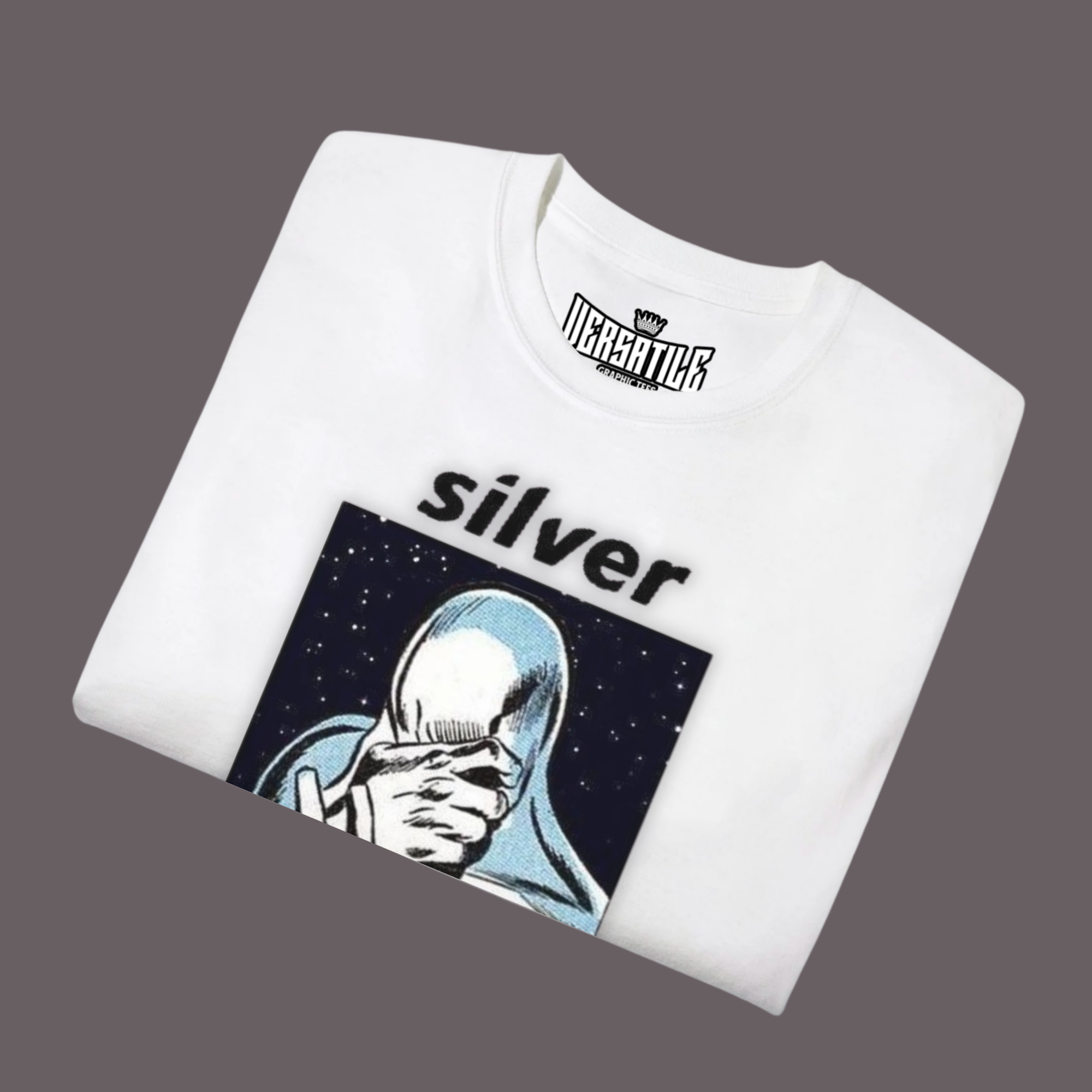 Silver Graphic Tee